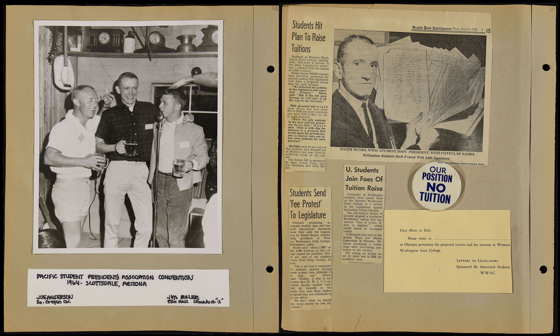 Scrapbooks of Washington’s 13th Secretary of State, Ralph Munro, are available online at the Digital Archives! 
